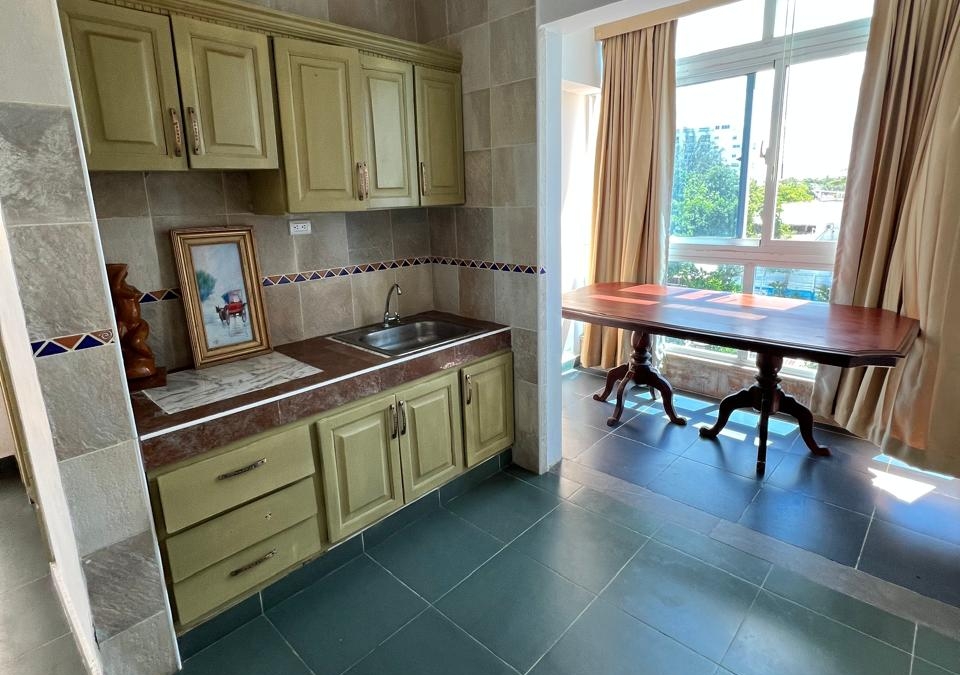 Kitchen in the apartment