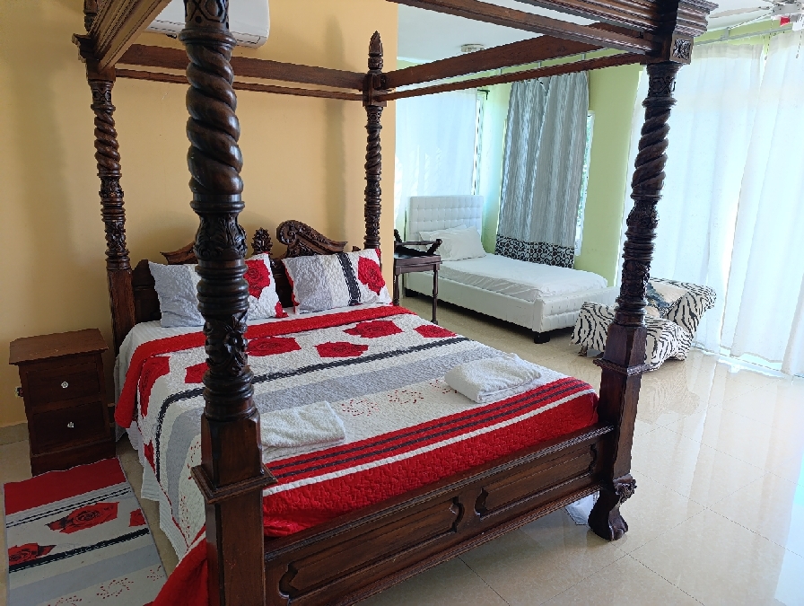 Luxurious room with terrace and sea view